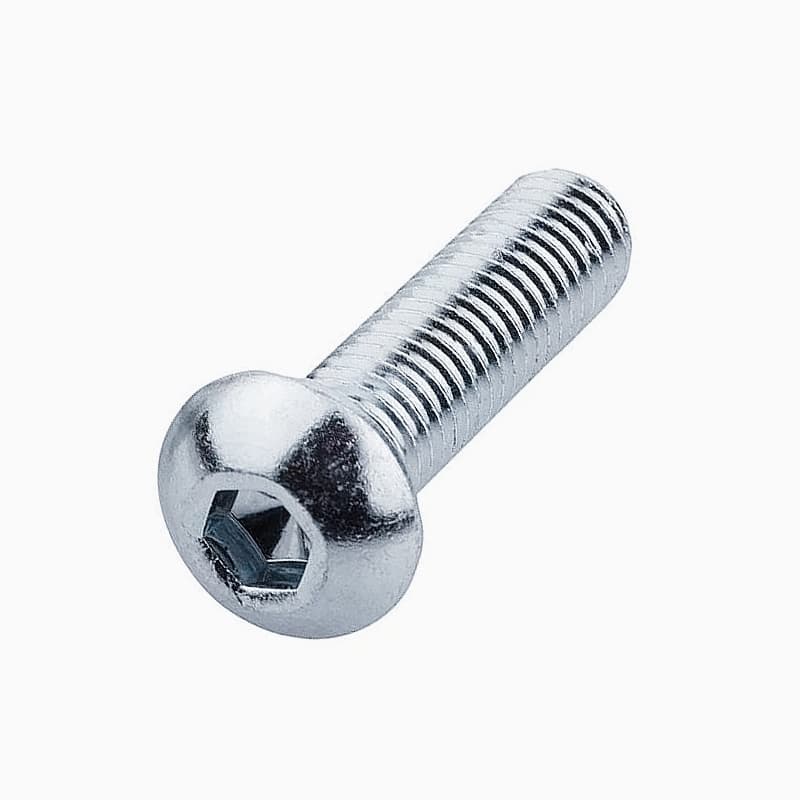 Гвинт М10х30 нпкр/гл 10.9 цб INB ISO7380 під біту HX4