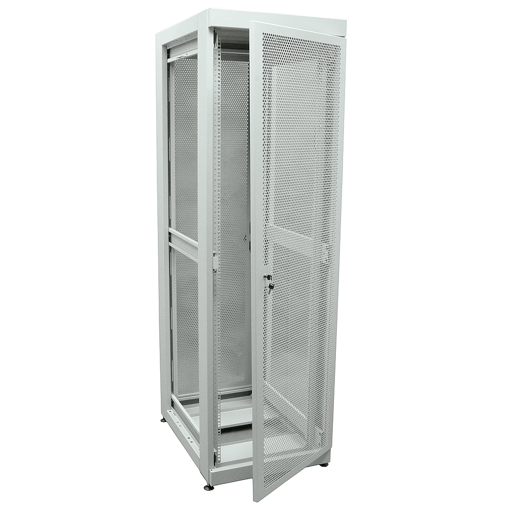 Шафа 19" 42U, 610х865 мм (Ш*Г) перфоровані двері (66%)