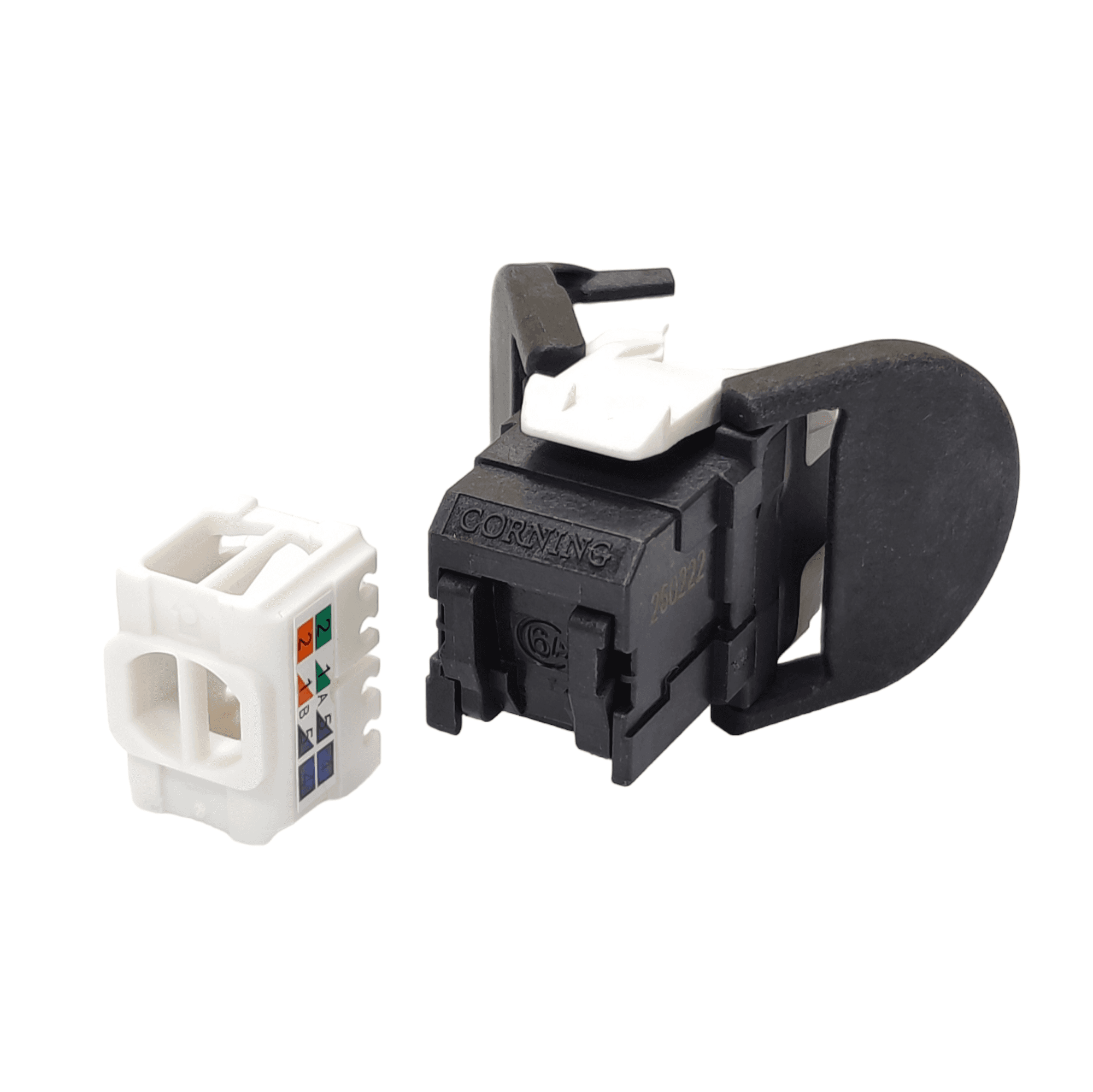 Модуль Keystone UTP RJ45 кат. 6А, чорний, Corning