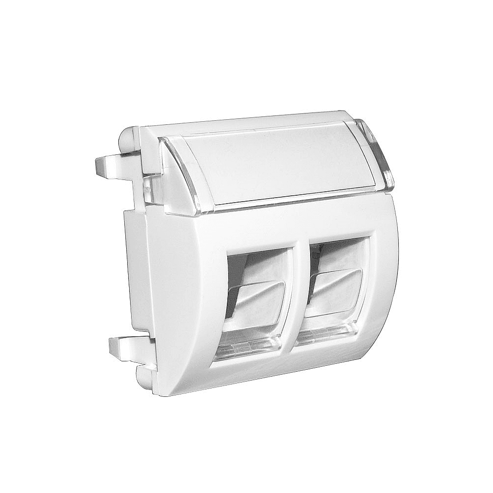 Адаптер 45x45 під два модуля xs500 Keystone, Corning