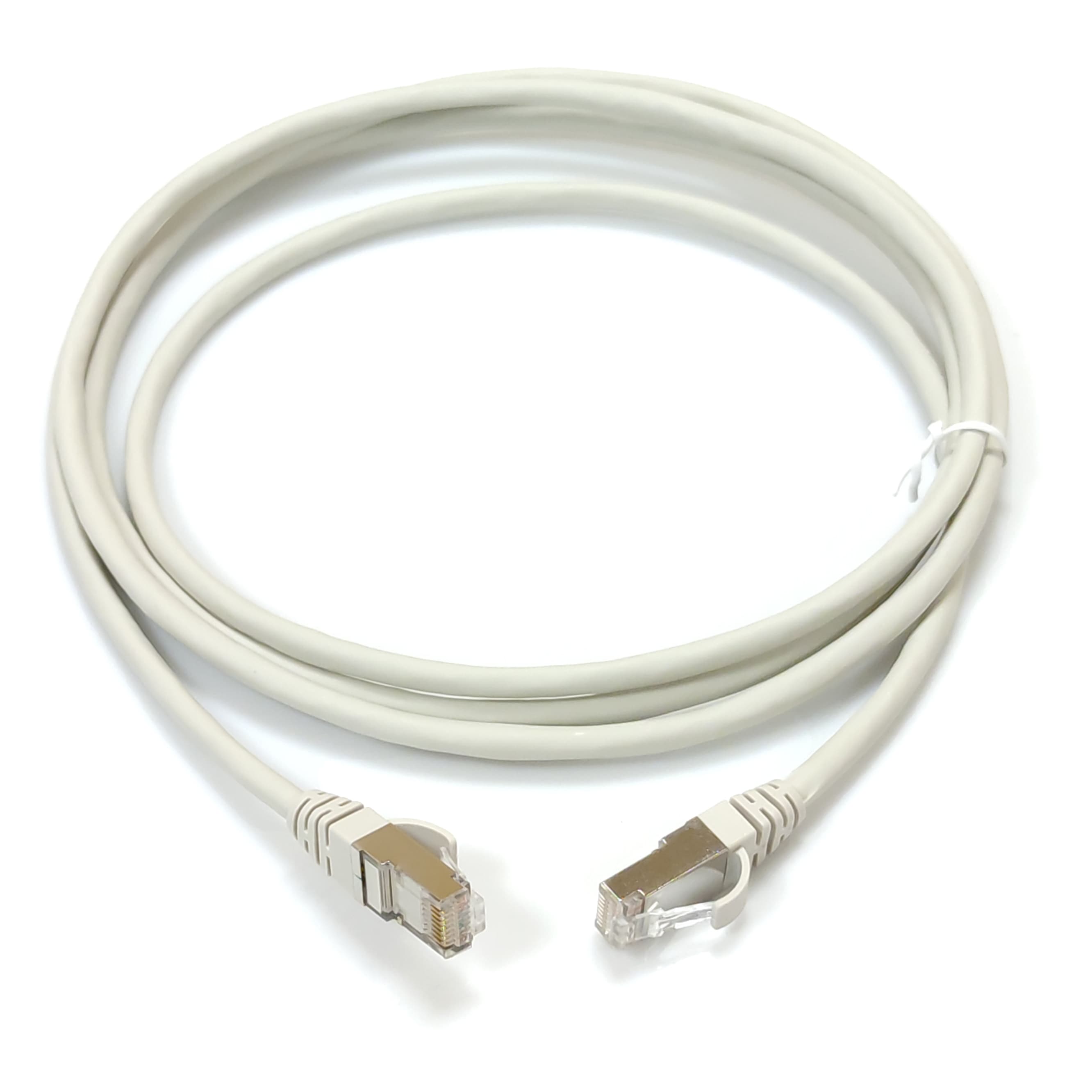 Патч-корд кат. 5e, RJ45-RJ45, сірий, 5 м, F/UTP, LSZH