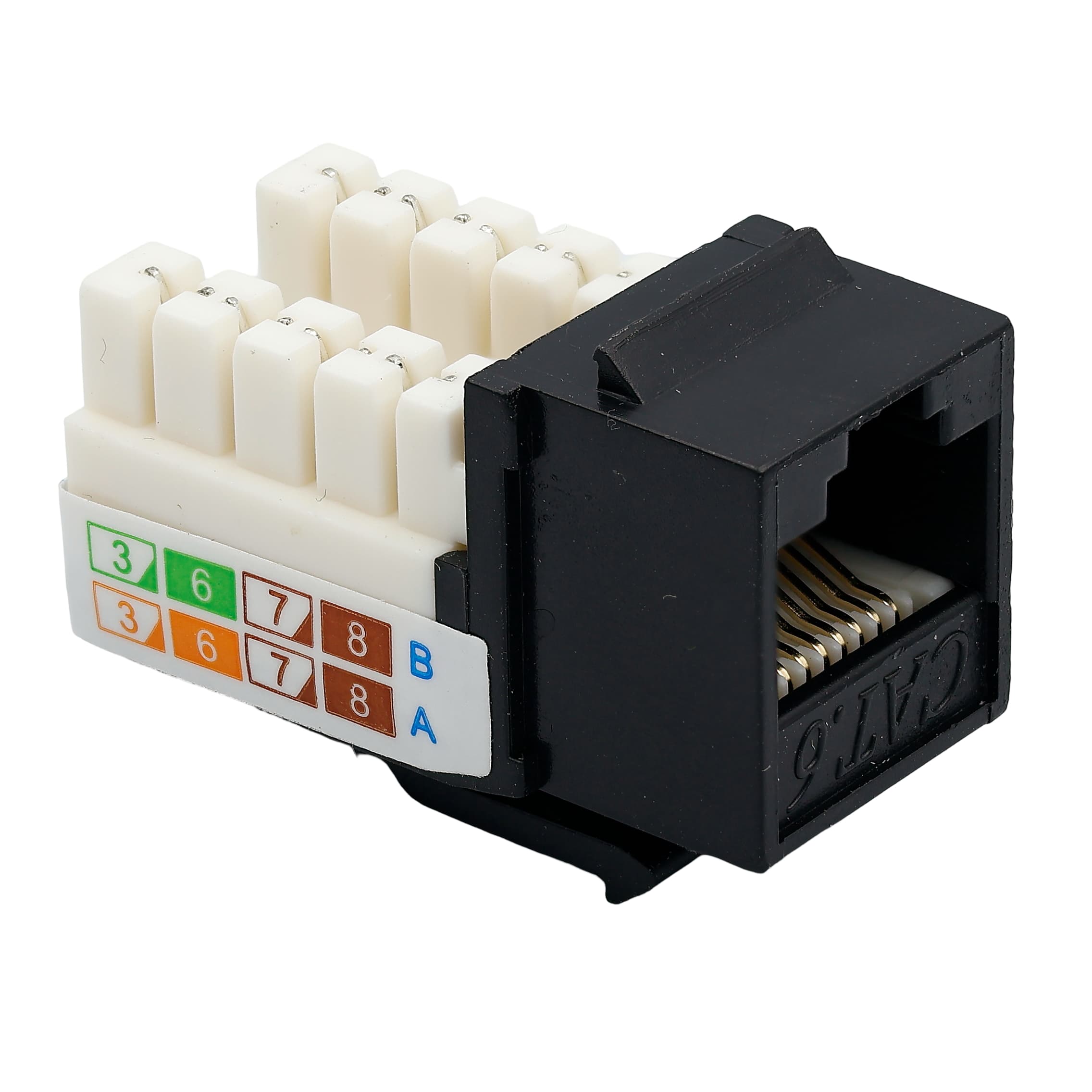 Модуль KeyStone RJ45 UTP, кат.6, 110, Slim, W-16,6 мм