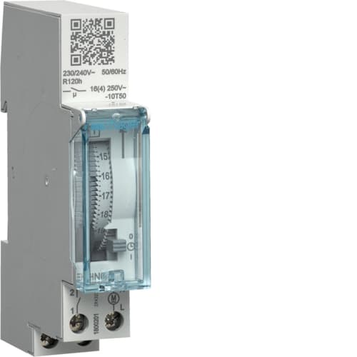 Таймер аналоговий добовий 16А, 1НВ, запас ходу 200 год.