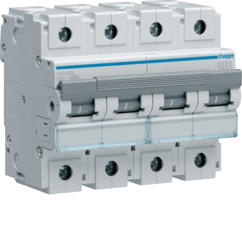 Автоматичний вимикач 4P 10kA C-80A 6M