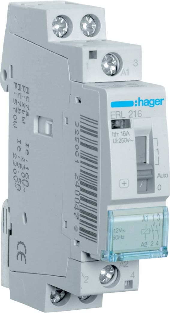 Реле 16A, 2НВ, 8/12В