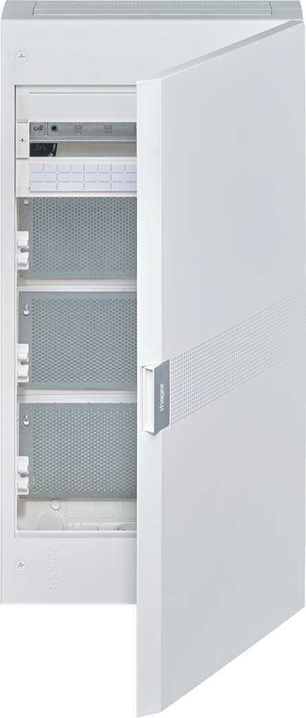 Щит з/у, білі двері, 18M + 3 ряди для ММ-обладнання, VEGA