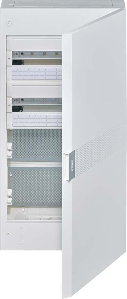 Щит з/у, білі двері, 36M + 2 ряди для ММ-обладнання, VEGA