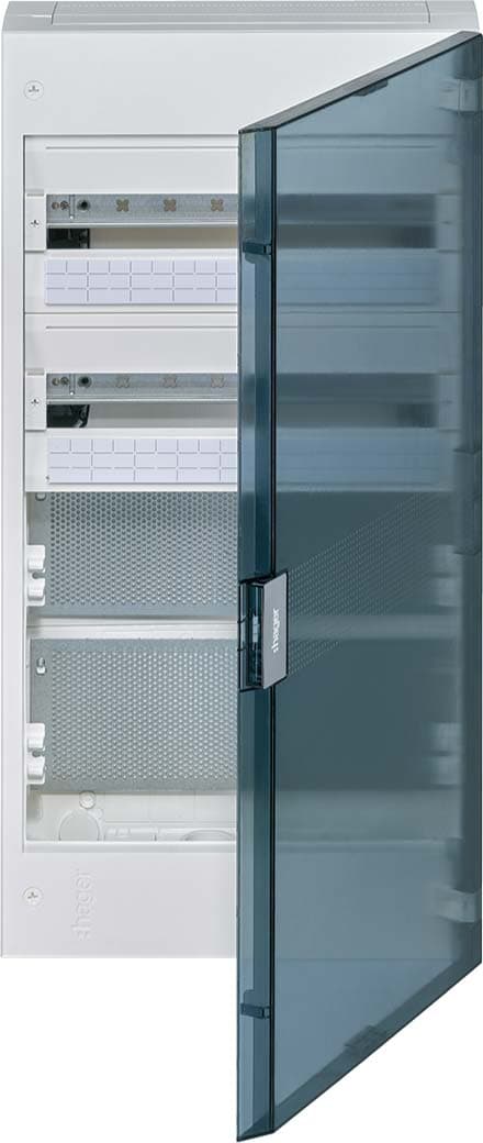 Щит з/у, прозорі двері, 36M + 2 ряди для ММ-обладнання, VEGA