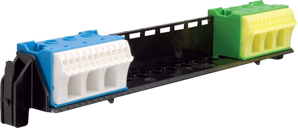 Утримувач з клемами PE/N: 11xN+11xPE / 3xN+3xPE