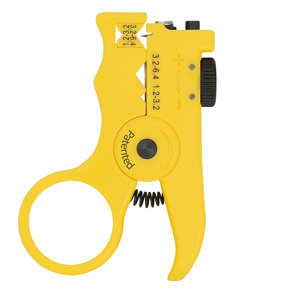 Інструмент (stripper) для зняття оболонки з оптичного кабелю D 1.2-3.2/3.2-6.4 мм (вздовж і поперек), Hanlong