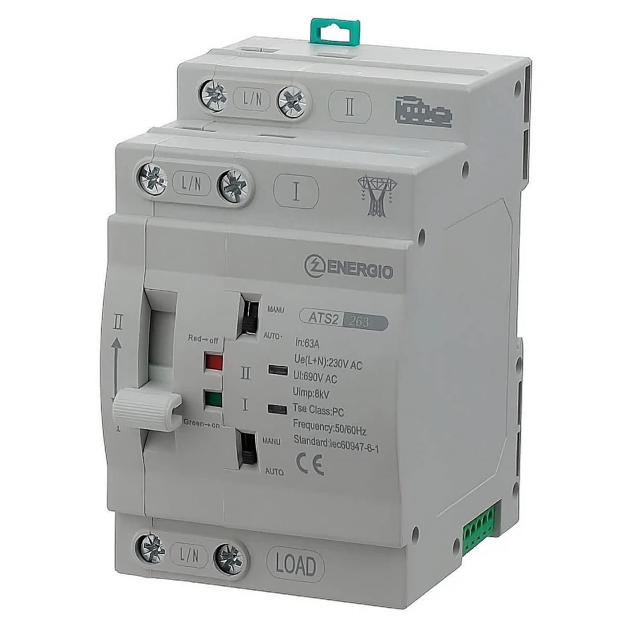 Автомат вводу резерву ATS2 2P 63A