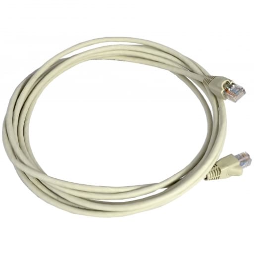 Патч-корд U/UTP FutureCom, 3м,кат.5е, LSZH, сірий, Corning.