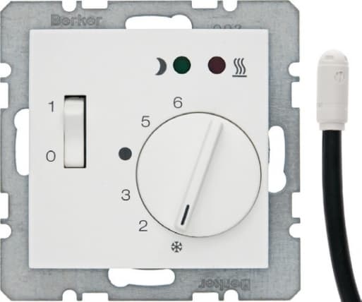 Berker S.1 Регулятор температури , розмикач , з центральною панеллю
