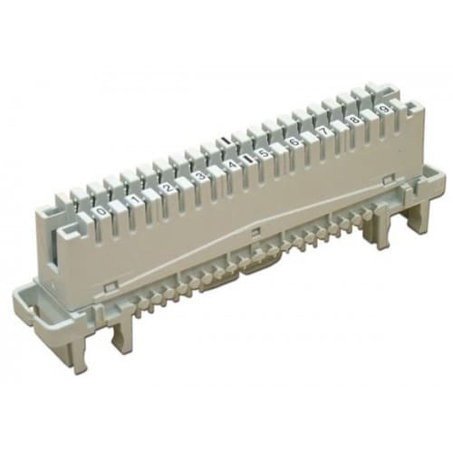 Плінт LSA-PLUS/PROFIL 2/10, що розмикається, з контактами, №0...9