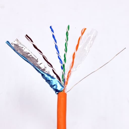 Кабель FTP 4x2х0,51, кат. 5е КПВонг-HFЭ-ВП (200), 305 м