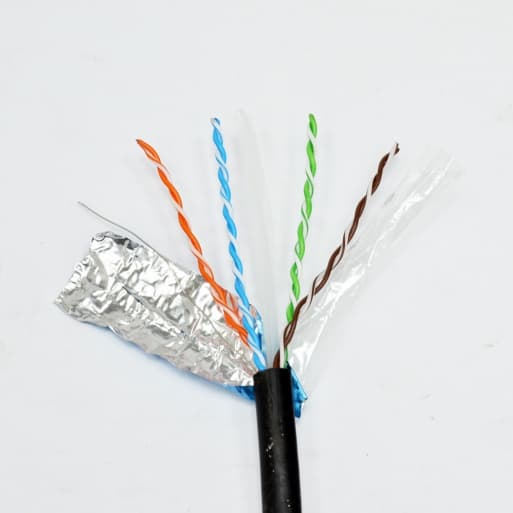 Кабель F/UTP 4x2х0,54, кат. 6, зовнішній КППЭ-ВП (250), 305 м (7934018)