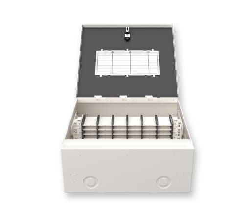 EDGE8® Housing, FX Fixed, fiber zone box, 4-rack units, holds 32