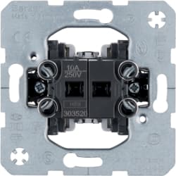 Вимикач для жалюзі 2-клавішний 10А/250В