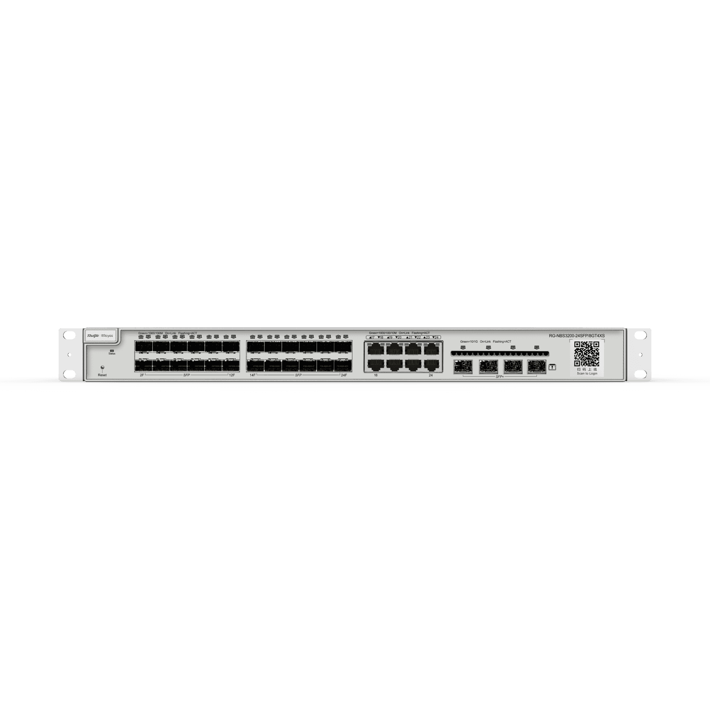 Комутатор мережевий Ruijie Networks RG-NBS3200-24SFP/8GT4XS — фото 2