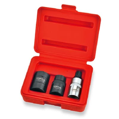 Набір торцевих головок Toptul для гальмівних супортів 3шт. (JGAI0303)