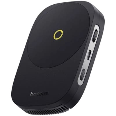Зарядний пристрій Baseus MagPro II Series Ultra-Thin Magnetic, Cooler, Wireless Charger Cosmic Black (B10572900121-00)