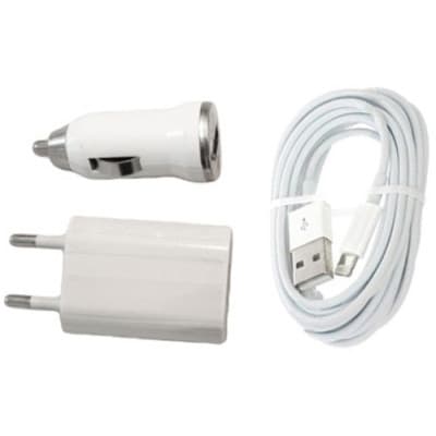 Зарядний пристрій EasyLink (3 в 1) +кабель Lightning (EL-199 W)