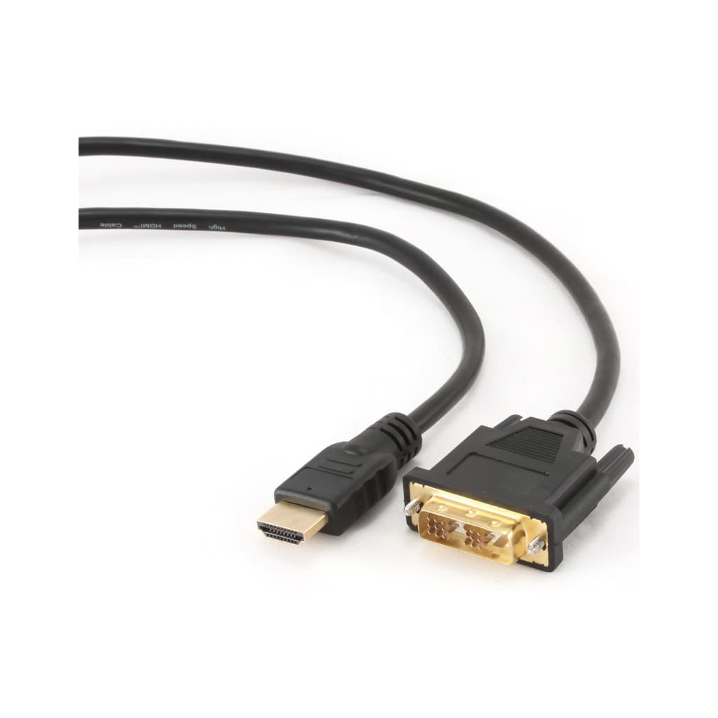 Кабель мультимедійний HDMI M to DVI M 4.5m 18+1pin Cablexpert (CC-HDMI-DVI-15)