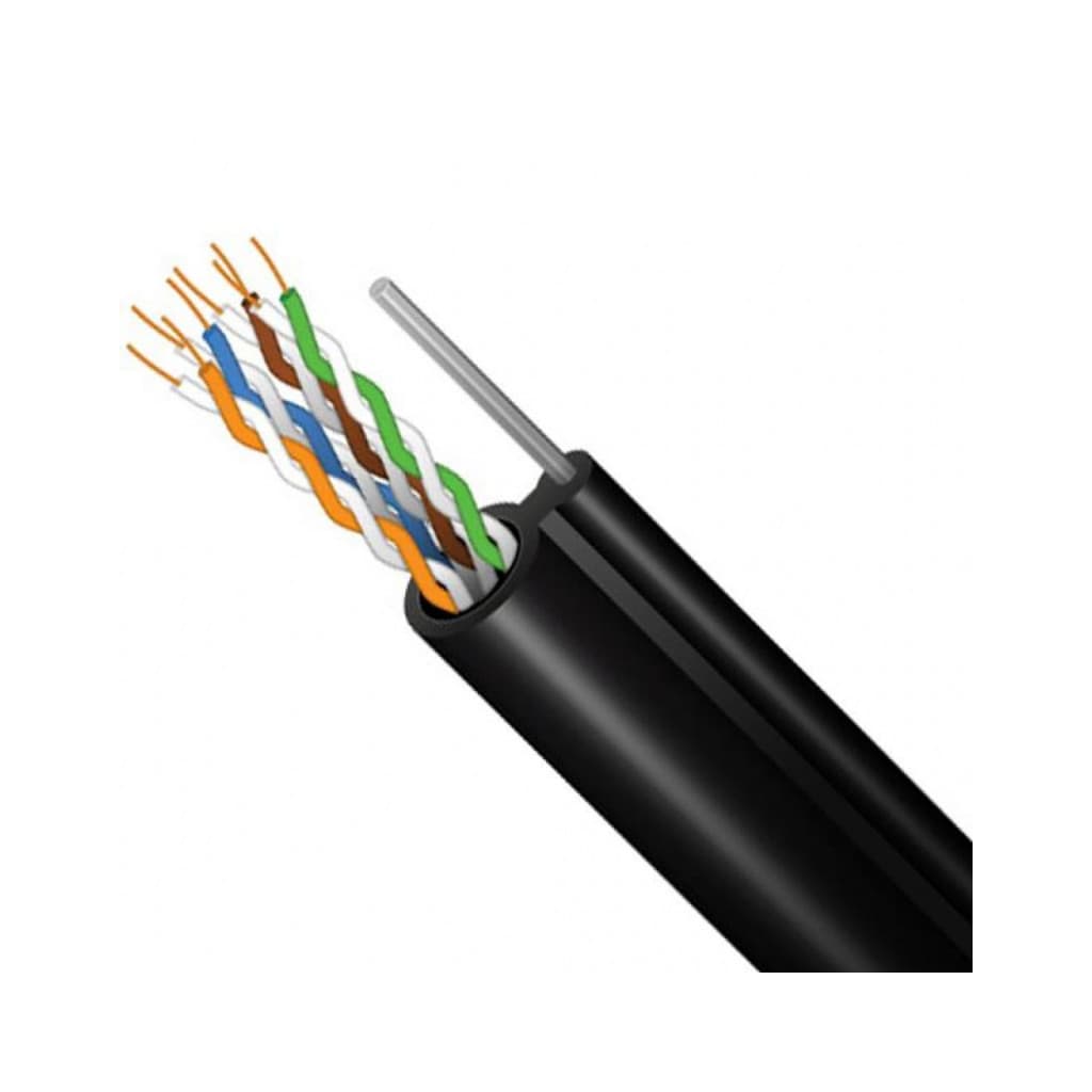 Кабель мережевий FinMark UTP CAT5e 4P 24AWG PE-M B 305m Drum, зовнішній, дріт 1,2мм (049317)