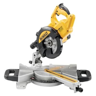 Торцювальна пила DeWALT 1400 Вт, диск 216х30 мм, 4500 об/хв, XPS, вага 11.5 кг (DWS774)