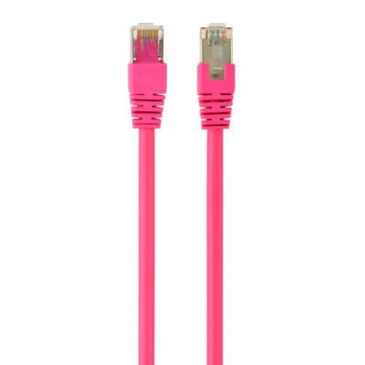 Патч-корд 0.25м FTP cat.6 CCA pink Cablexpert (PP6-0.25M/RO)