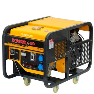 Генератор KAMA KGL12000FE, 230V, 50Hz, 9.5kW, 12KVA, 25L (KGL12000FE)