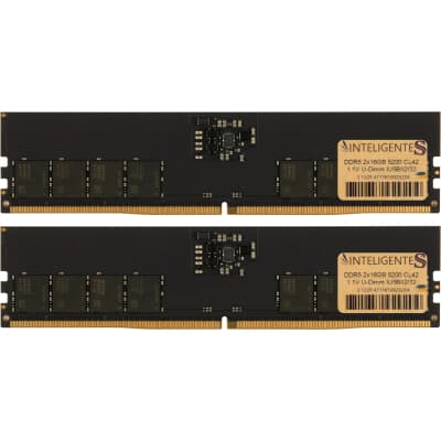 Модуль пам'яті для комп'ютера DDR5 32GB (2x16GB) 5200 MHz INTELIGENTES (IU5BII2/32)