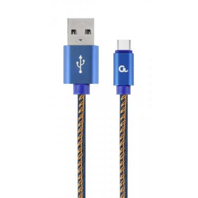 Дата кабель USB 2.0 AM to USB-C 1.0m Cablexpert (CC-USB2J-AMCM-1M-BL)
