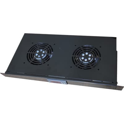 Вентиляторний модуль 2 вент. з термостатом Kingda (KD-301-8)