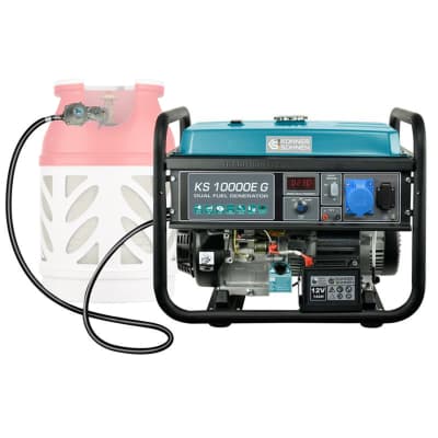 Генератор Konner&Sohnen газобензиновий KS 10000E G, 230V, 8.0kW, електростартер, 87кг (KS10000EG)