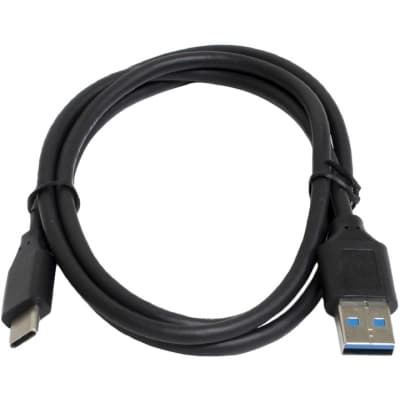 Дата кабель USB 3.0 AM to USB-C 1.0m black Patron (CAB-PN-USB3-TYPEC-1M)
