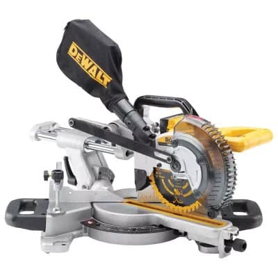 Торцювальна пила DeWALT 18V XR Li-Ion, диск 184x16 мм, 3750 об/хв, XPS (без АКБ та ЗП) (DCS365N)
