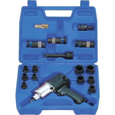 Гайковерт KING TONY пневмо 1/2" 678 Нм з головками (44116MP)