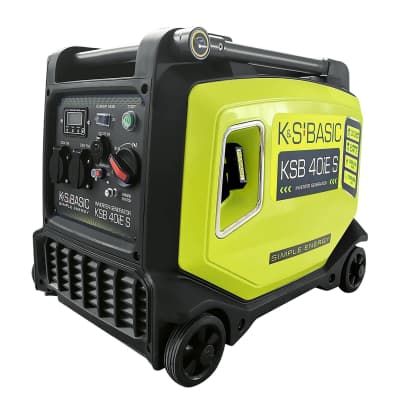 Генератор Konner&Sohnen інверторний KSB 40iE S, 230В, 3.8kW, електростартер, 43кг (KSB40IES)