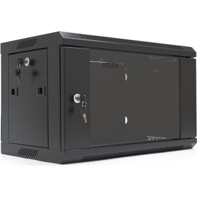 Шафа настінна Merlion 6U 19" 600*350*367 (Ш*Г*В)мм, black (MI3-6306 / 36527)