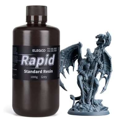 Фотополімерна смола ELEGOO Resin, Rapid Standard 1кг, gray (50.103.0129)