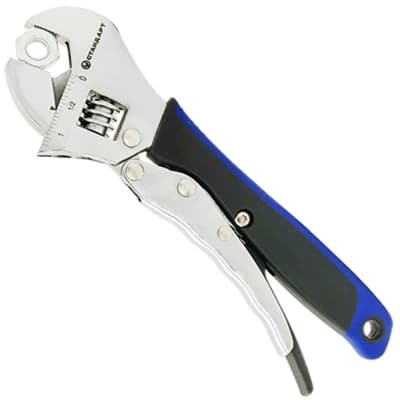 Ключ Стандарт розвідний 200мм з фіксатором, 0-31мм (AWG4200)