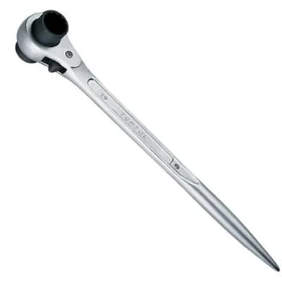 Ключ Toptul тріскачковий силовий з подвійною головкою 22x24мм, 360мм (AEAH2224)