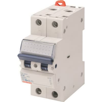 Автоматичний вимикач GEWISS 2-п. 16A 6kA С (GW92047)