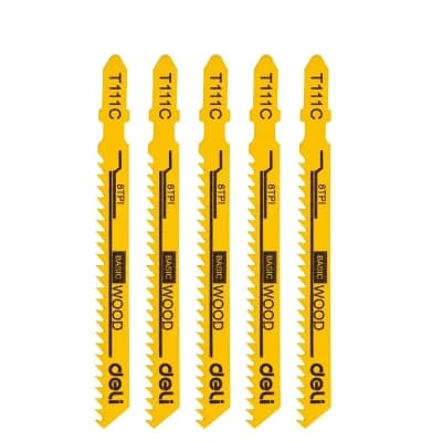 Полотно Deli для лобзика, по дереву 74 мм 8 TPI (EDH-QJT008-E1)