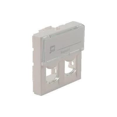Рамка Legrand Mosaic2хRJ45 Keystone (078610)