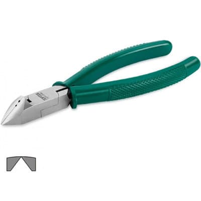 Кусачки Toptul електрика 6" (з отворами для зачистки проводів) (DEAA1206B)