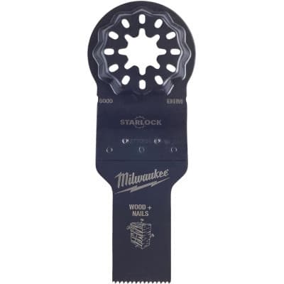 Полотно Milwaukee для реноватора біметалеве 20 мм по деревині з цвяхами (48906000)