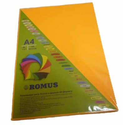 Папір Romus A4 80 г/м2 100c, orange neon (R50690)