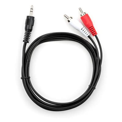 Кабель мультимедійний 3.5mm M to 2xRCA M 1.5m Vinga (VCPDCJ35MRCA21.5BK)